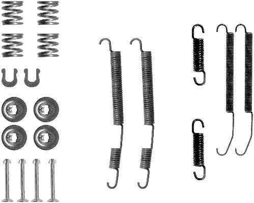 HELLA PAGID Комплектующие, тормозная колодка 8DZ 355 201-071